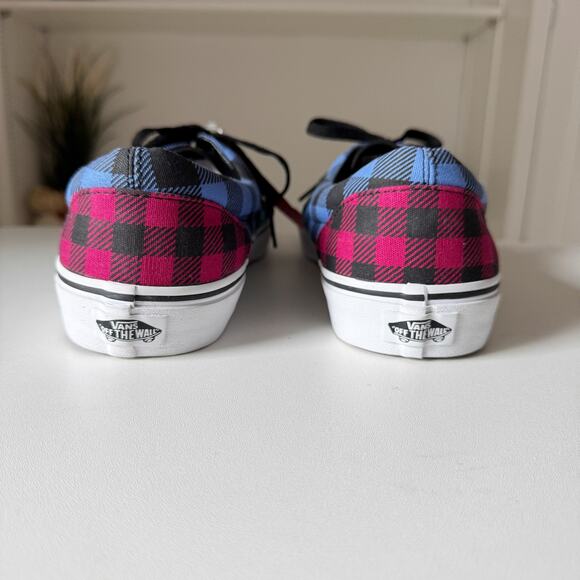 NWT Men's Vans Era Buffalo Plaid Houndstooth Patchwork Sneakers Size 11.5 - Picture 4 of 7
